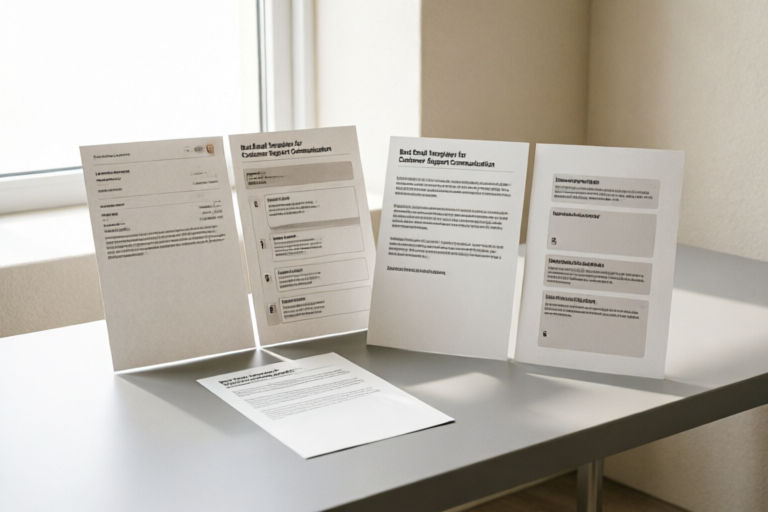 Best Email Templates for Customer Support Communication