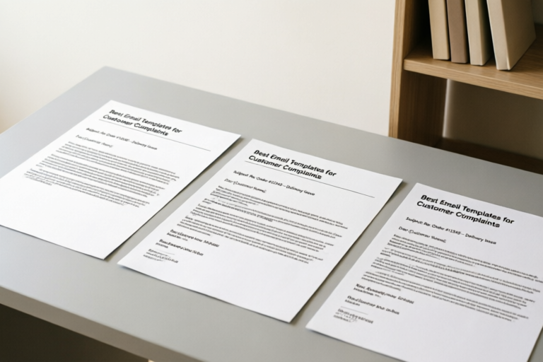 Best Email Templates for Customer Complaints