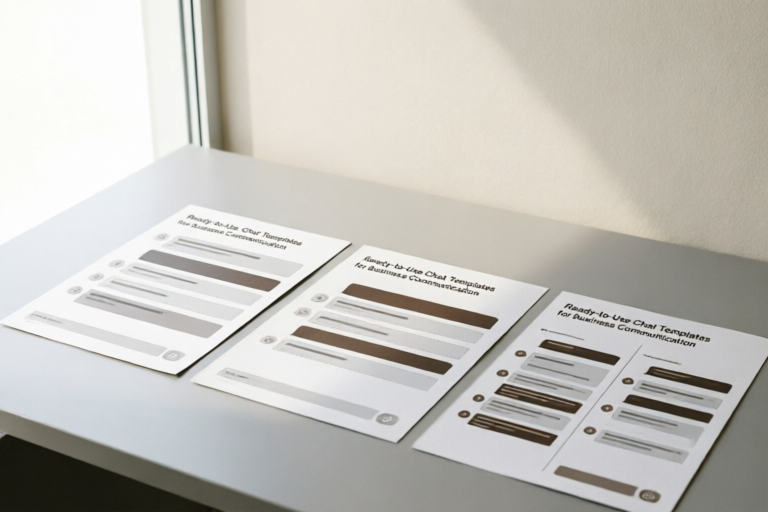 Ready-to-Use Chat Templates for Business Communication