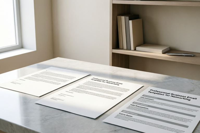 Professional Business Email Templates for Networking