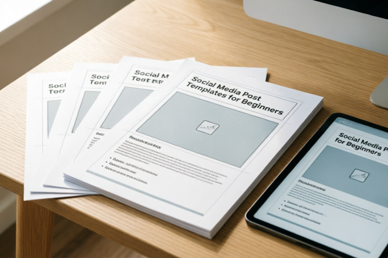 Social Media Post Templates for Beginners