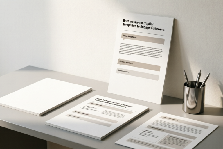 Best Instagram Caption Templates to Engage Followers