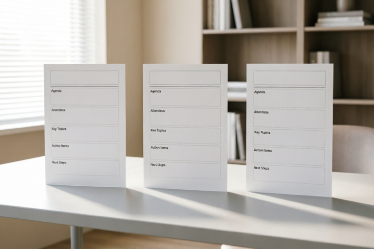 Ready-to-Use Business Meeting Templates