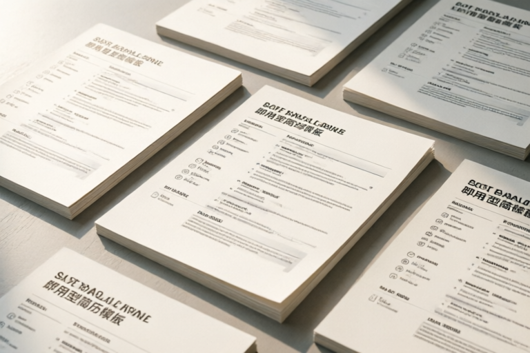 Ready-to-Use Resume Templates for Any Industry