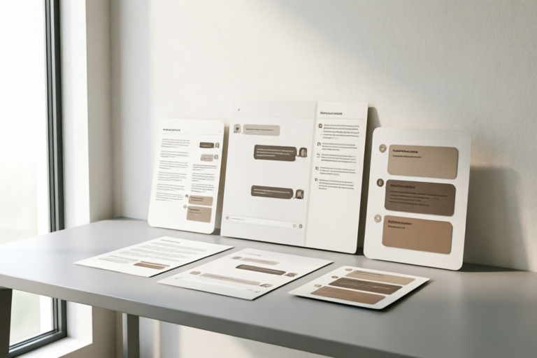 Examples of Friendly Chat Templates for Team Collaboration