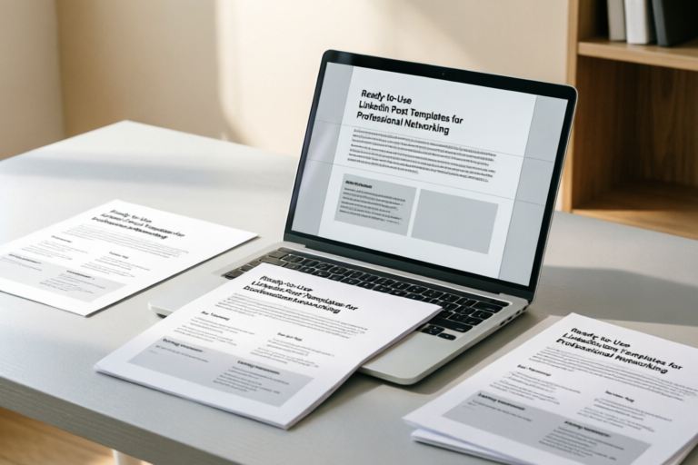 Ready-to-Use LinkedIn Post Templates for Professional Networking