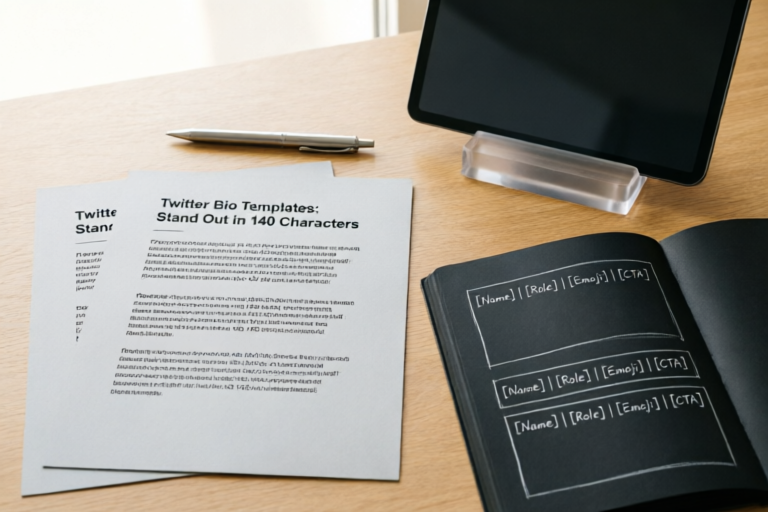 Twitter Bio Templates: Stand Out in 140 Characters