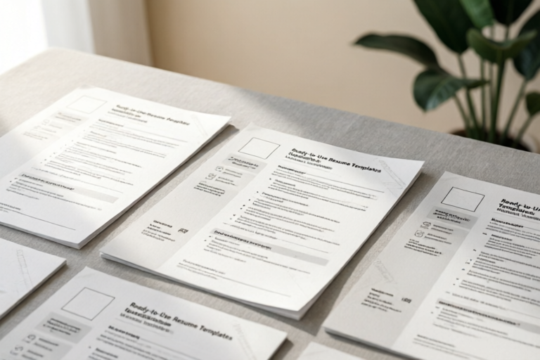 Ready-to-Use Resume Templates for Various Industries