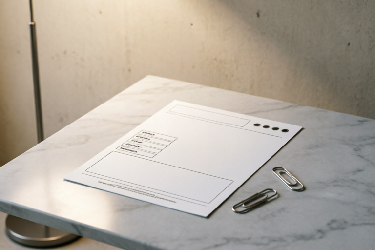 Template for Professional Email Signatures