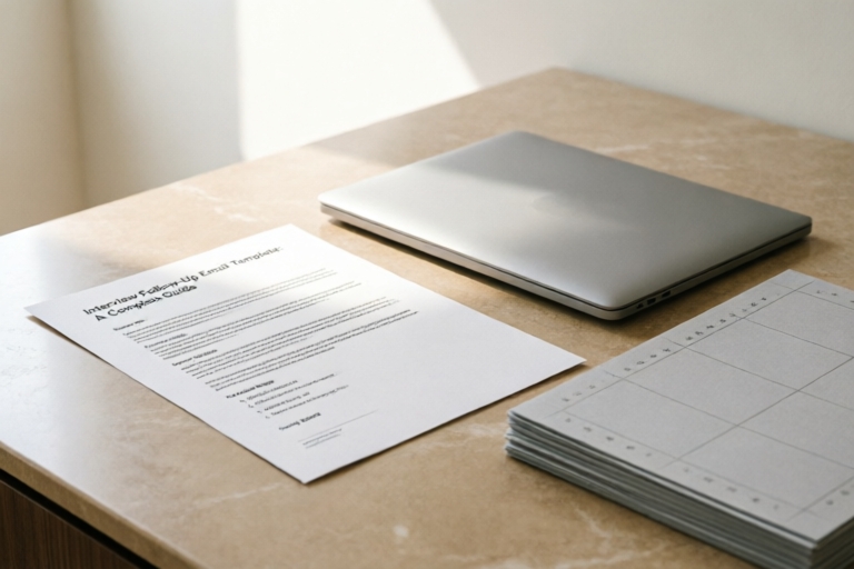 Interview Follow-Up Email Template: A Complete Guide