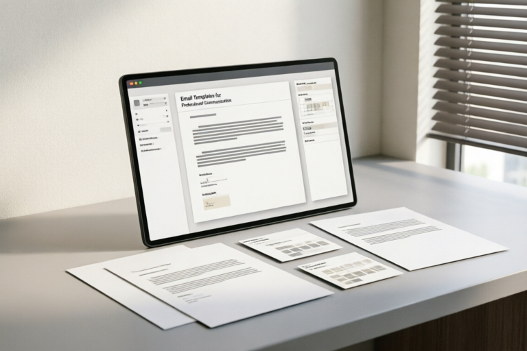 Email Templates for Professional Communication