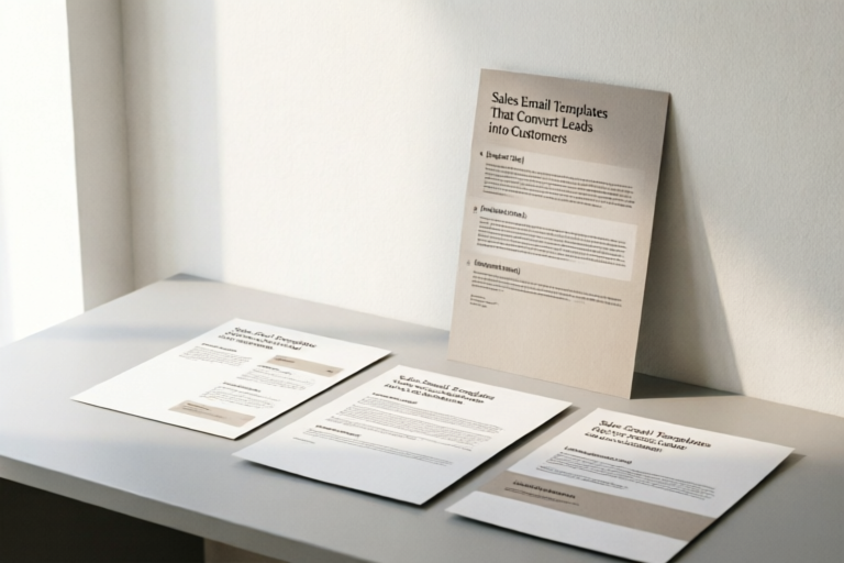 Sales Email Templates That Convert Leads into Customers