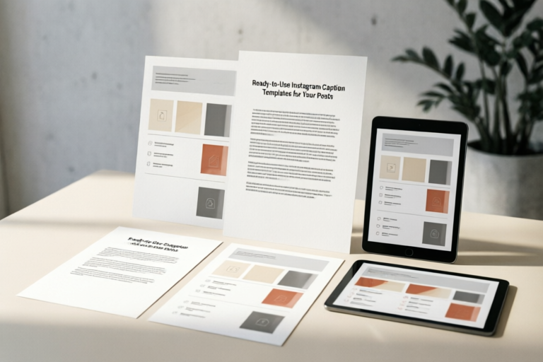 Ready-to-Use Instagram Caption Templates for Your Posts