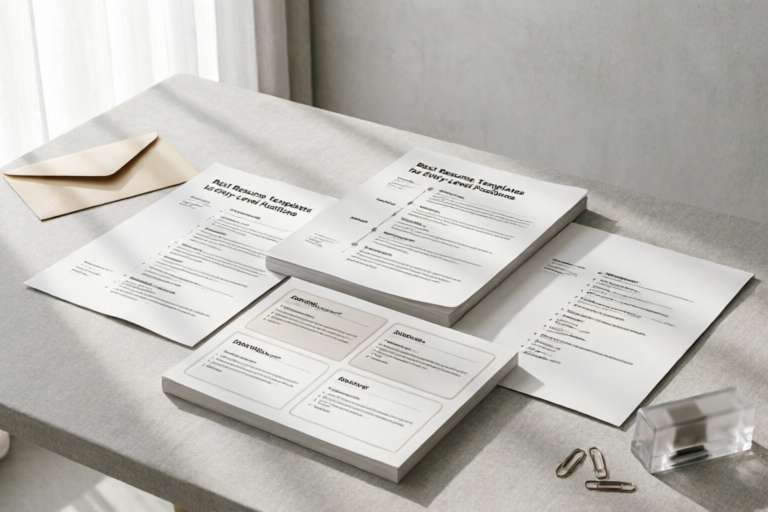 Best Resume Templates for Entry-Level Positions