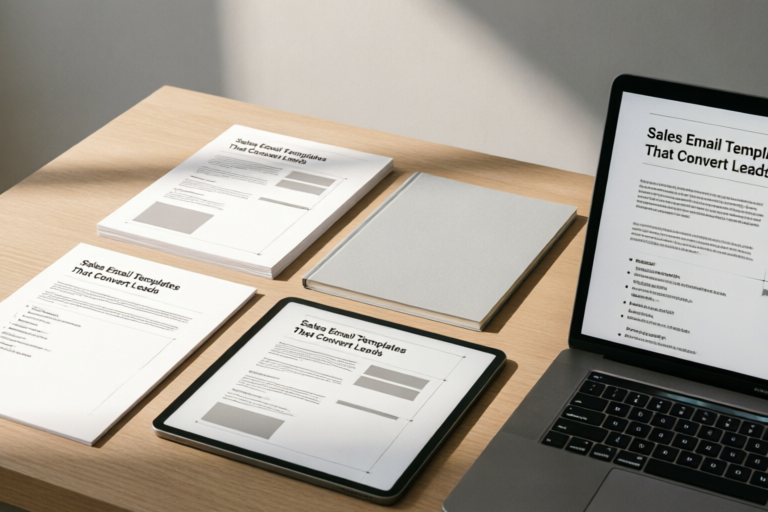 Sales Email Templates That Convert Leads