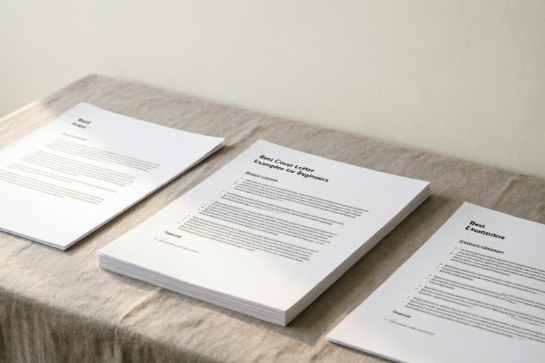 Best Cover Letter Examples for Beginners