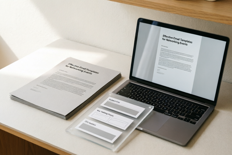 Effective Email Templates for Networking Events