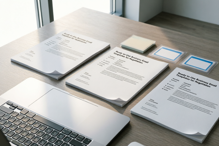 Ready-to-Use Business Email Templates for Negotiation