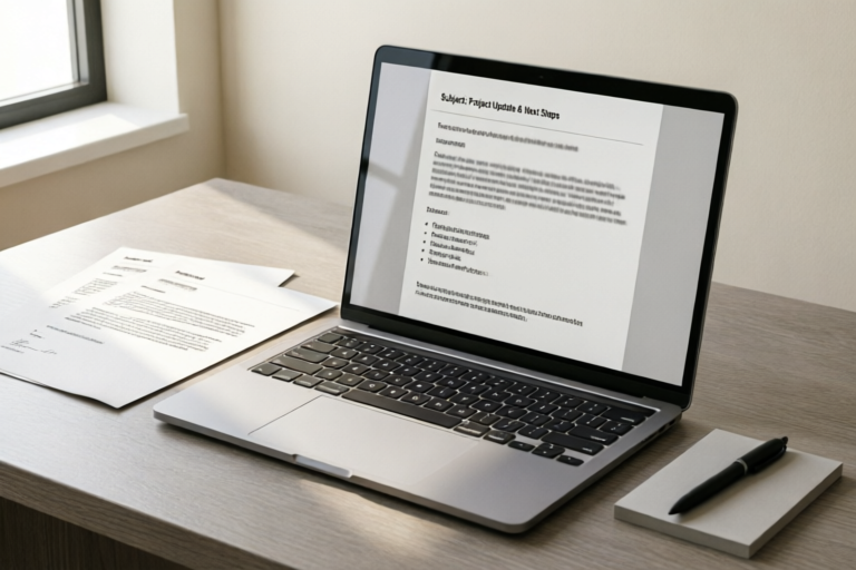 Professional Email Template For Client Communication Needs