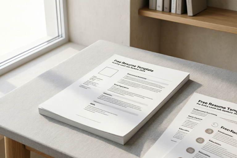 Free Resume Template For Entry Level Job Seekers 2024