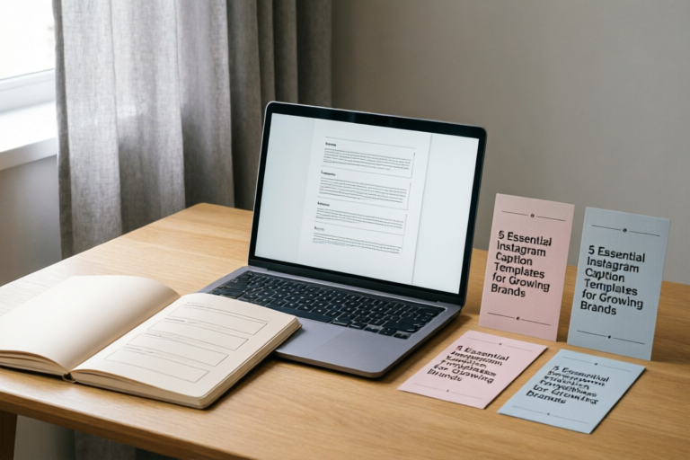 5 Essential Instagram Caption Templates for Growing Brands