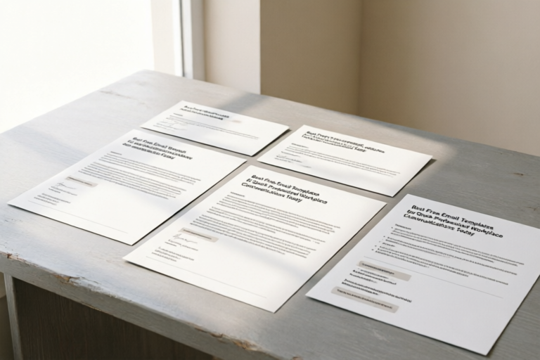 Best Free Email Templates for Quick Professional Workplace Communications Today