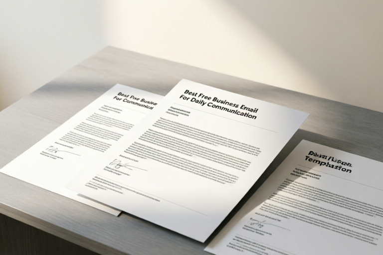 Best Free Business Email Templates For Daily Communication