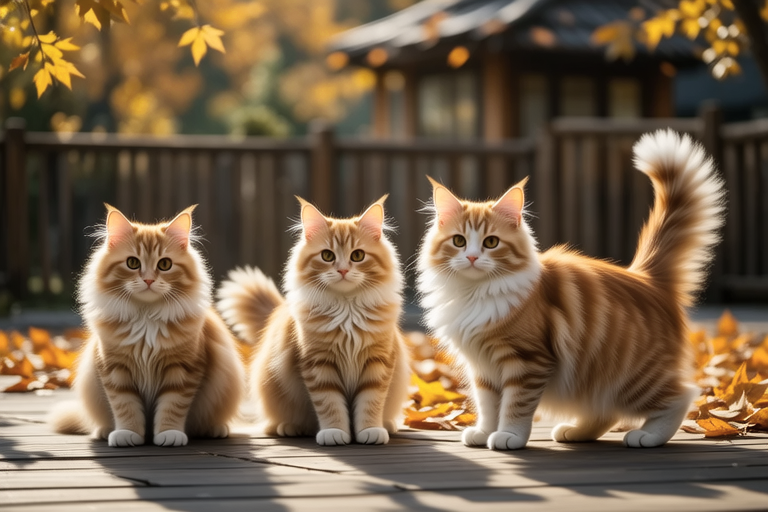 From Instagram Sensations to TikTok Stars: Meet the Fluffy Orange Feline Gang!