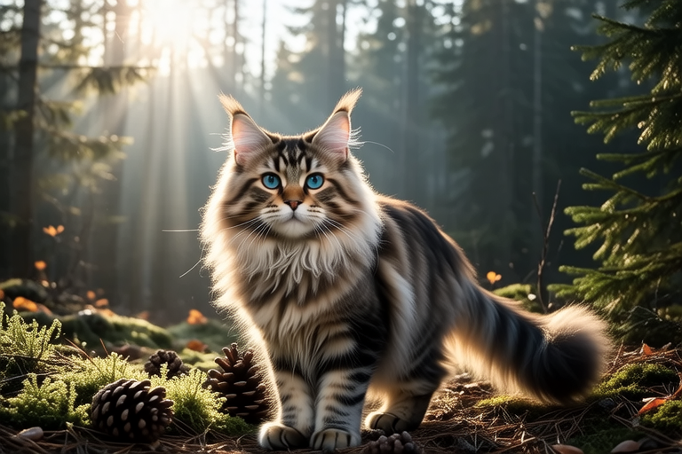 From Forests to Living Rooms: A Journey with Maine Coon Cats